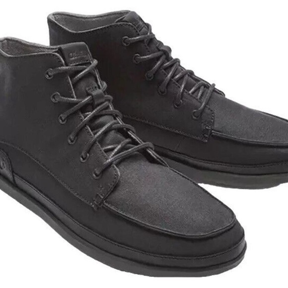 OluKai Other - Olukai Nalukai Kapa Boots Black Canvas Size 12